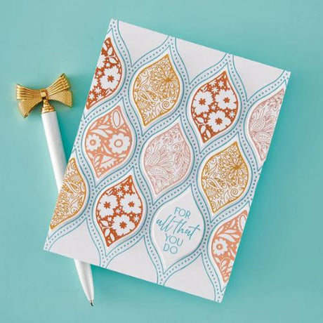 Spellbinders - Betterpress Society March 2026 - Teardrop Mosaic Set