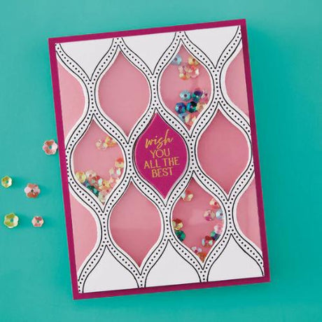 Spellbinders - Betterpress Society March 2026 - Teardrop Mosaic Set