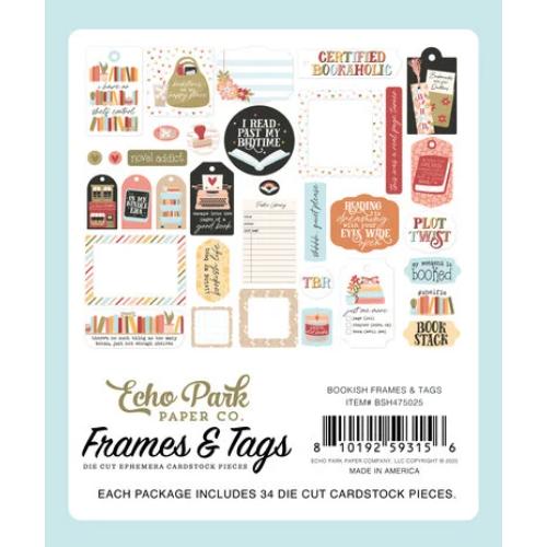 Echo Park Bookish Frames & Tags (BSH475025)