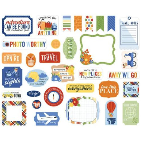 Echo Park Born To Travel Ephemera (BTT425024)