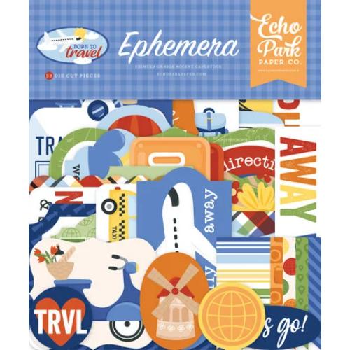 Echo Park Born To Travel Ephemera (BTT425024)