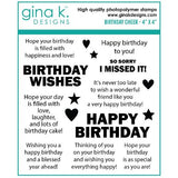 Gina K Designs - STAMPS- Birthday Cheer