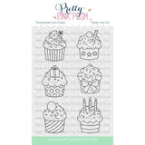 Pretty Pink Posh - Birthday Cupcakes stamp set