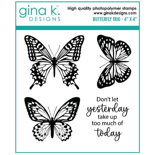 Gina K Designs - STAMPS- Butterfly Trio