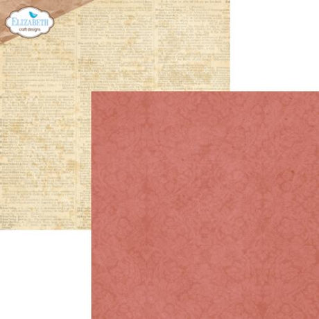 Elizabeth Craft Designs Romantic Revival 12x12 Inch Patterned Cardstock Paper (C036) - Postage as per Actual