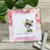 Whimsy Stamps - Raccoon Happy Day Clear Stamps