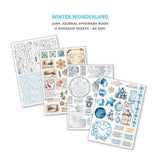 Ciao Bella - Winter Wonderland A4 Junk Journal Ephemera Book (32pcs) (CBB001) - Postage as per Actual