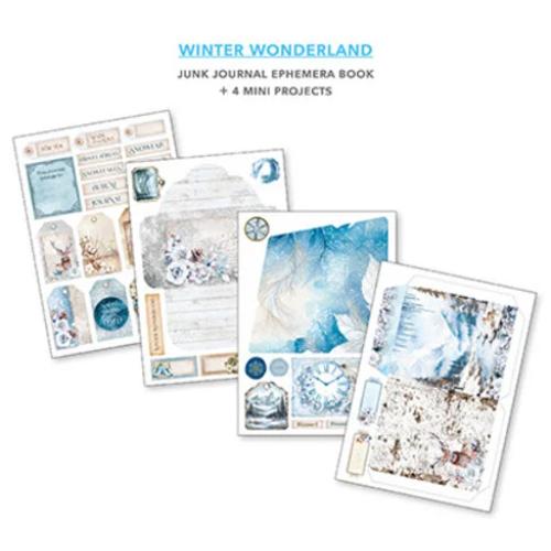 Ciao Bella - Winter Wonderland A4 Junk Journal Ephemera Book (32pcs) (CBB001) - Postage as per Actual