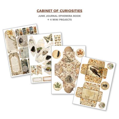 Ciao Bella - Cabinet of Curiosities A4 Junk Journal Ephemera Book (32pcs) (CBB002) - Postage as per Actual