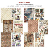 Ciao Bella - Book Lovers A4 Junk Journal Ephemera Book (32pcs) (CBB005) - Postage as per Actual