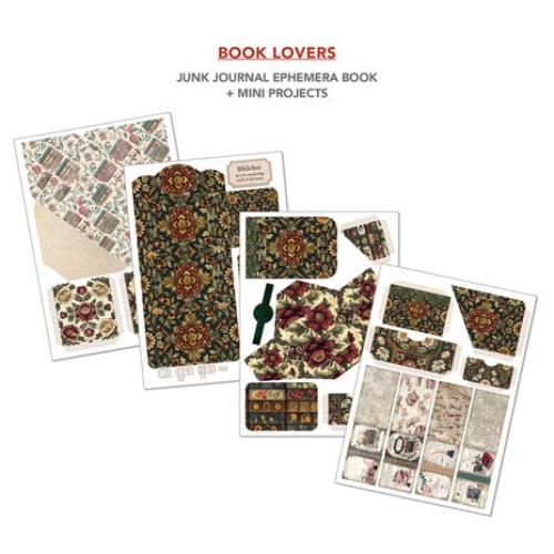 Ciao Bella - Book Lovers A4 Junk Journal Ephemera Book (32pcs) (CBB005) - Postage as per Actual