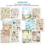 Ciao Bella Summer Days A4 Junk Journal Ephemera Book (32pcs) (CBB010) - Postage as per Actual