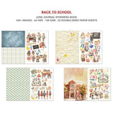 Ciao Bella Back to School A4 Junk Journal Ephemera Book (32pcs) (CBB012) - Postage as per actual