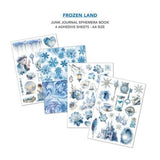 Ciao Bella Frozen Land A4 Junk Journal Ephemera Book (32pcs) (CBB016) - Postage as per Actual