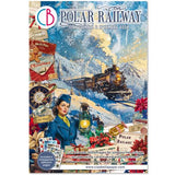 Ciao Bella Polar Railway A4 Junk Journal Ephemera Book (32pcs) (CBB018)