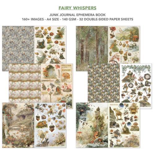Ciao Bella Fairy Whispers A4 Junk Journal Ephemera Book (32pcs) (CBB019)