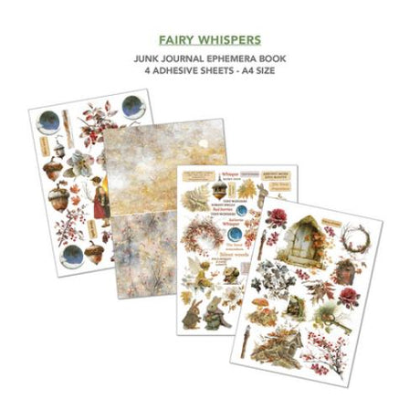 Ciao Bella Fairy Whispers A4 Junk Journal Ephemera Book (32pcs) (CBB019)
