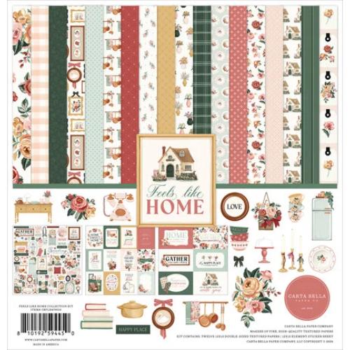 Carta Bella Feels Like Home 12x12 Inch Collection Kit (CBFLH476016) - Postage as pe Actual