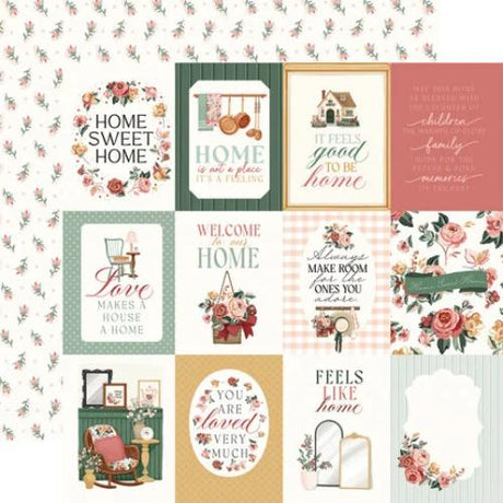 Carta Bella Feels Like Home 12x12 Inch Collection Kit (CBFLH476016) - Postage as pe Actual