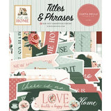 Carta Bella Feels Like Home Titles & Phrases (CBFLH476032)