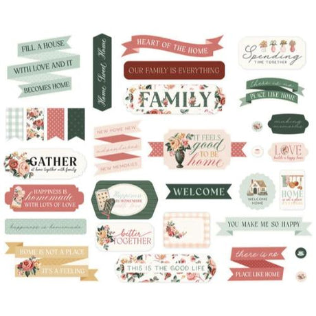 Carta Bella Feels Like Home Titles & Phrases (CBFLH476032)