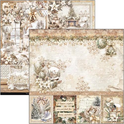 Ciao Bella Winter Season 8x8 Inch Paper Pad (12pcs) (CBH088)