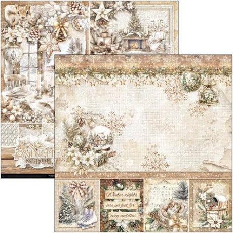 Ciao Bella Winter Season 8x8 Inch Paper Pad (12pcs) (CBH088)