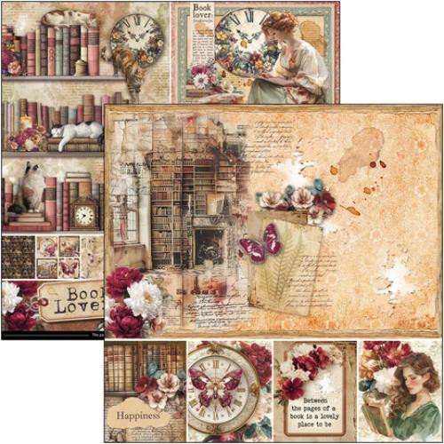 Ciao Bella Book Lovers Pad 8x8 Inch Paper Pad (12pcs) (CBH091)