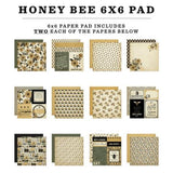 Carta Bella Honey Bee 6x6 Inch Paper Pad (CBHB450023)