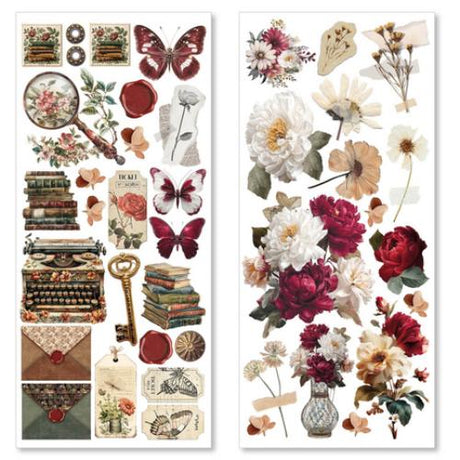 Ciao Bella Book Lover Transparent Adhesive Sheets (5pcs) (CBI007) - Postage as per Actual