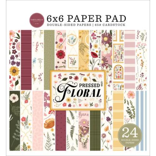 Carta Bella Pressed Floral 6x6 Inch Paper Pad (CBPF473023)