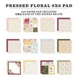 Carta Bella Pressed Floral 6x6 Inch Paper Pad (CBPF473023)