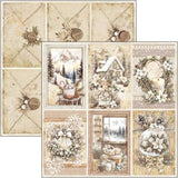 Ciao Bella Winter Season 12x12 Inch Paper Pad (12pcs) (CBPM088) - Postage as per Actual