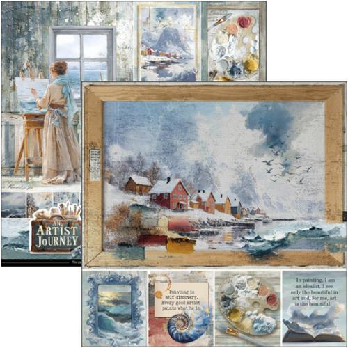 Ciao Bella An Artist Journey 12x12 Inch Paper Pad (12pcs) (CBPM092) - Postage as per Actual