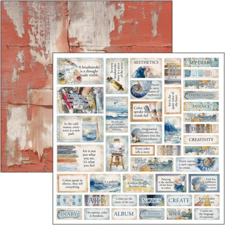 Ciao Bella An Artist Journey 12x12 Inch Paper Pad (12pcs) (CBPM092) - Postage as per Actual