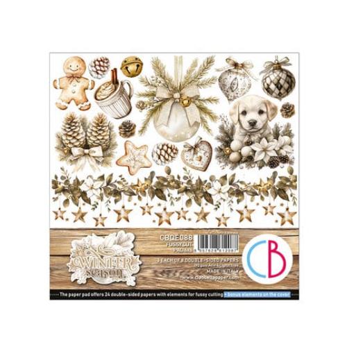 Ciao Bella Winter Season 6x6 Inch Fussy Cut Pad (24pcs) (CBQE088)