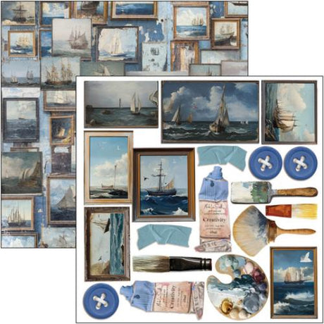 Ciao Bella An Artist Journey 6x6 Inch Fussy Cut Pad (24pcs) (CBQE092)