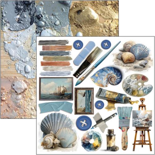 Ciao Bella An Artist Journey 6x6 Inch Fussy Cut Pad (24pcs) (CBQE092)