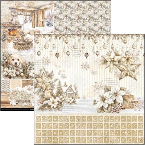 Ciao Bella Winter Season 12x12 Inch Patterns Pad (8pcs) (CBT088) - Postage as per Actual
