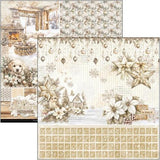 Ciao Bella Winter Season 12x12 Inch Patterns Pad (8pcs) (CBT088) - Postage as per Actual