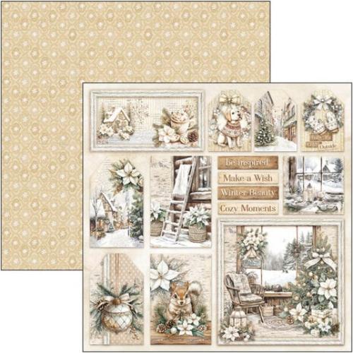 Ciao Bella Winter Season 12x12 Inch Patterns Pad (8pcs) (CBT088) - Postage as per Actual