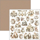 Ciao Bella Winter Season 12x12 Inch Patterns Pad (8pcs) (CBT088) - Postage as per Actual