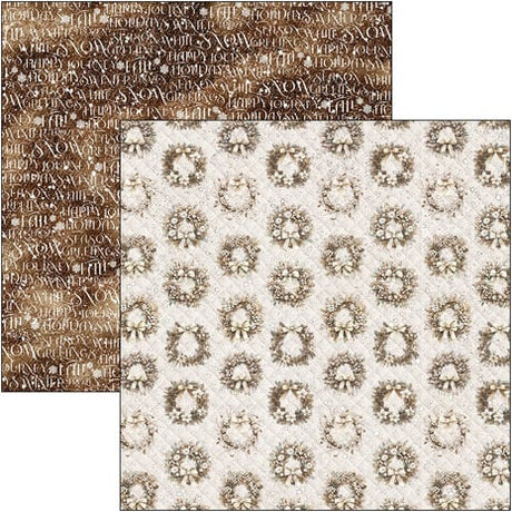 Ciao Bella Winter Season 12x12 Inch Patterns Pad (8pcs) (CBT088) - Postage as per Actual