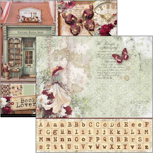 Ciao Bella Book Lovers 12x12 Inch Patterns Pad (8pcs) (CBT091) - Postage as per Actual