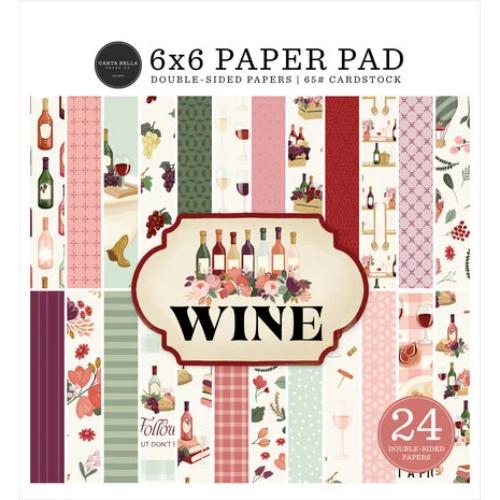 Carta Bella Wine 6x6 Inch Paper Pad (CBW479023)
