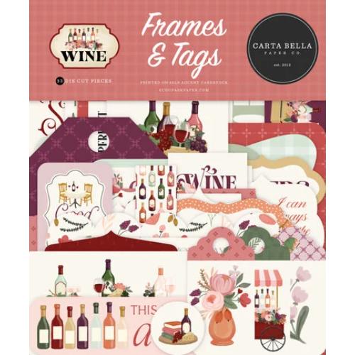 Carta Bella Wine Frames & Tags (CBW479025)