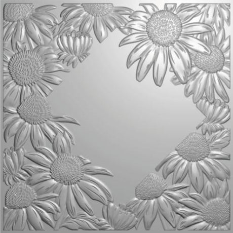 Crafter's Companion 3D Emboss Macro Aperture Folders Ethereal Echinacea (CC-3DEF5.5-MD-STEN-ETEC)