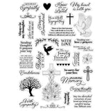 Crafter's Companion With Sympathy Clear Acrylic Stamp (CC-CA-ST-WISY) - Postage as per Actual