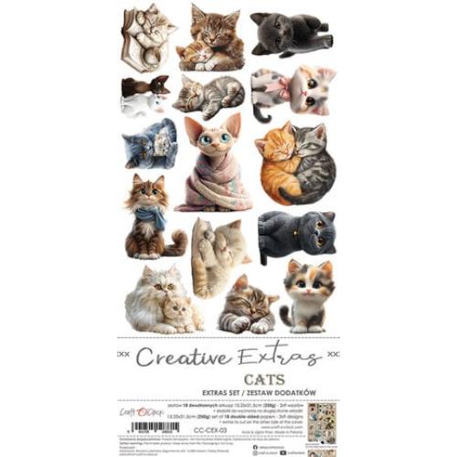Craft O'Clock Creative Extras Set 03 Cats (CC-CEX-03) - Postage as per Actual