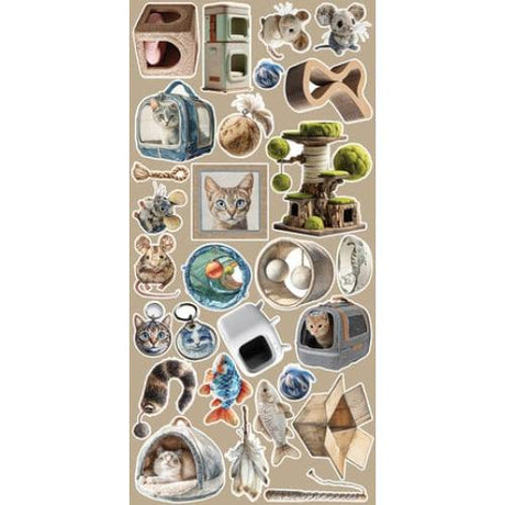 Craft O'Clock Creative Extras Set 03 Cats (CC-CEX-03) - Postage as per Actual